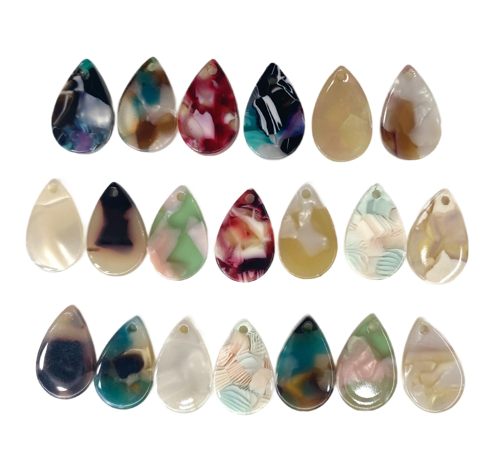 KTGCOZS Pack of 50 Spinner Blade Bait Kit DIY Fishing Lure Making Tool Fishing Accessories 12 * 11mm