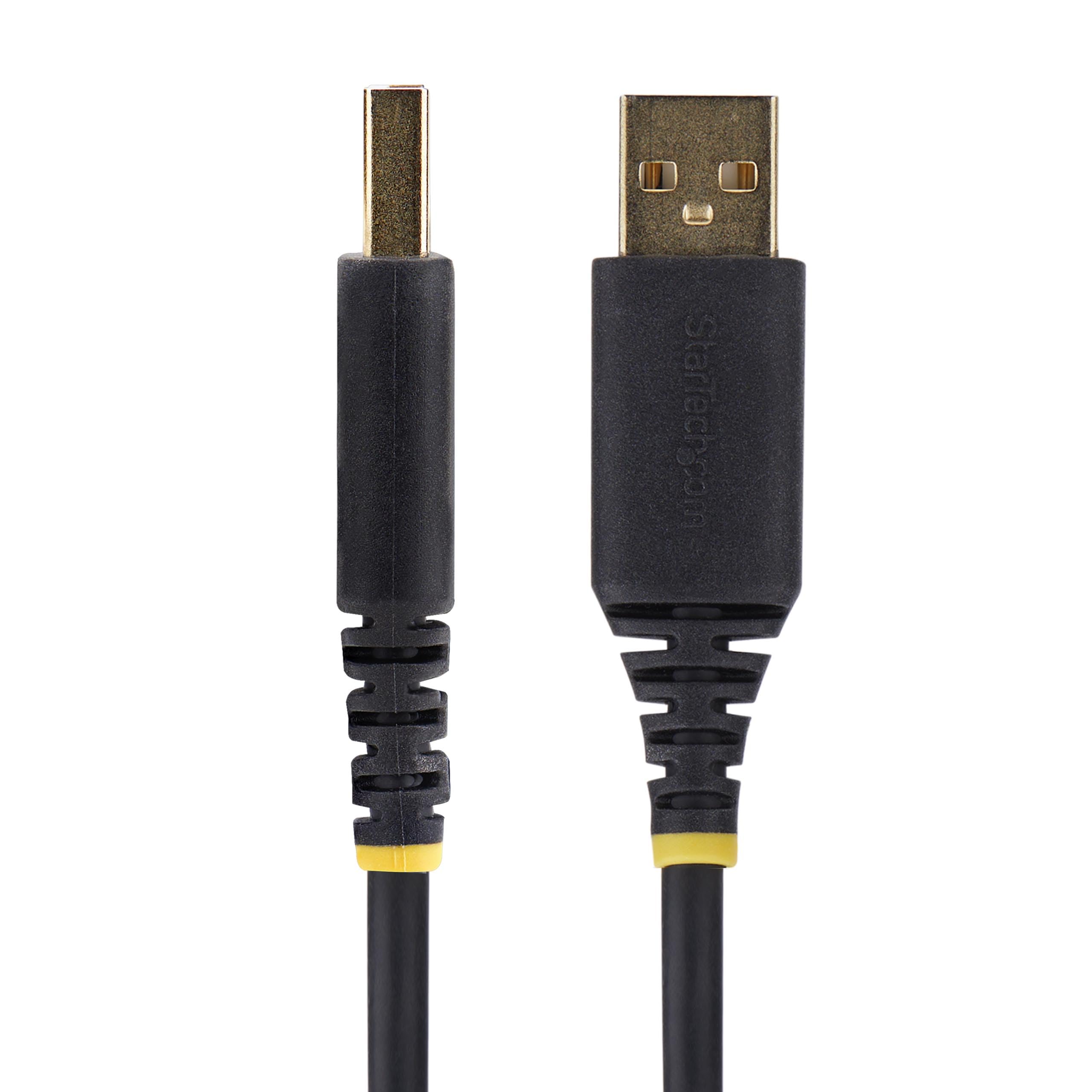 StarTech 30cm USB Seriell Kabel, USB-A auf DB9, FTDI (1P1FFC-USB-SERIAL) | RS232, COM Retention, LED, wechselbare DB9 Schrauben und Muttern, 921, 6 Kbps, ESD-Schutz