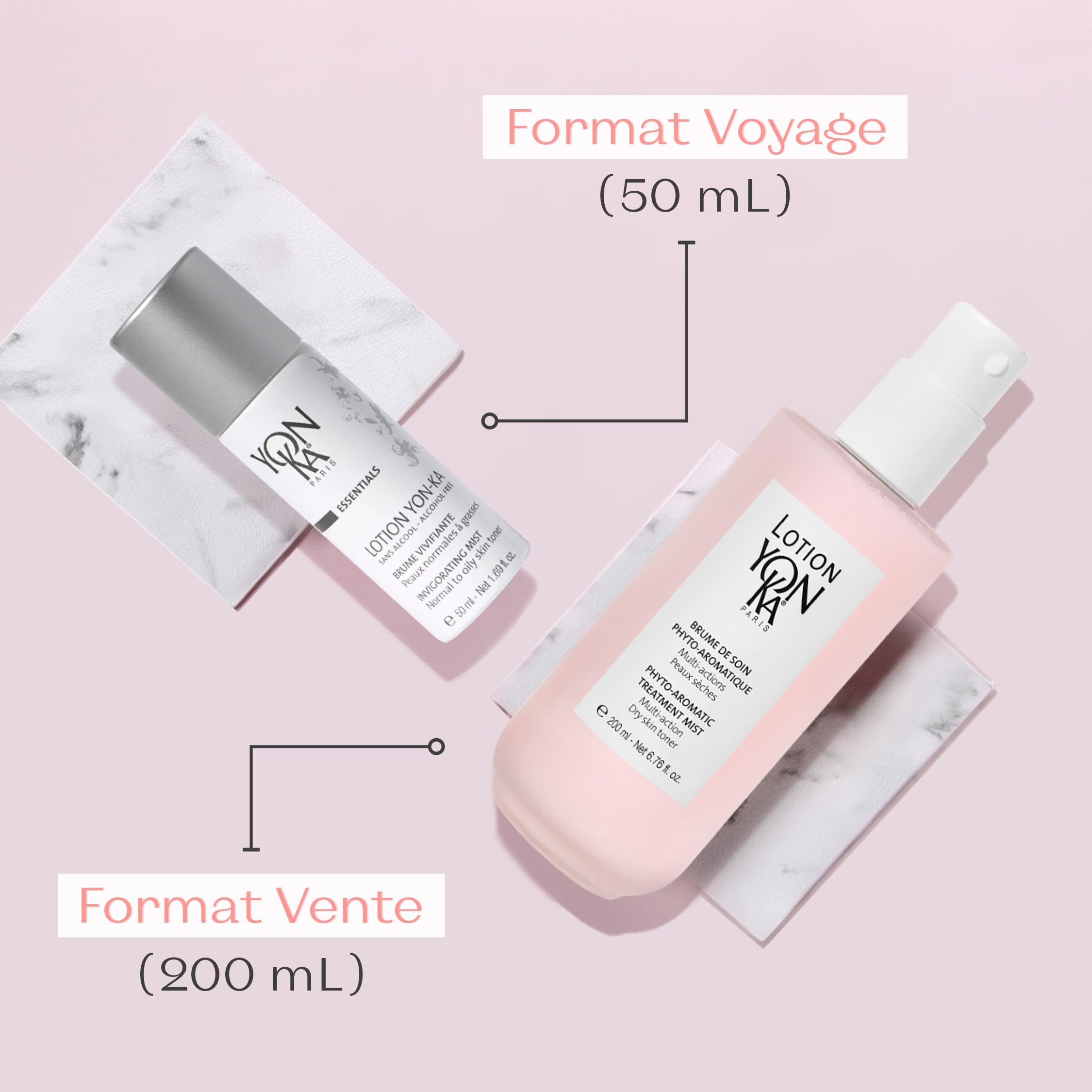 Lotion Tonique Yonka pour Peaux Sèches 200ml - Brume Vivifiante Sans Alcool - Hydrate, Purifie, Apaise et Rééquilibre - Aux 5 Huiles Essentielles - Spray Vaporisateur