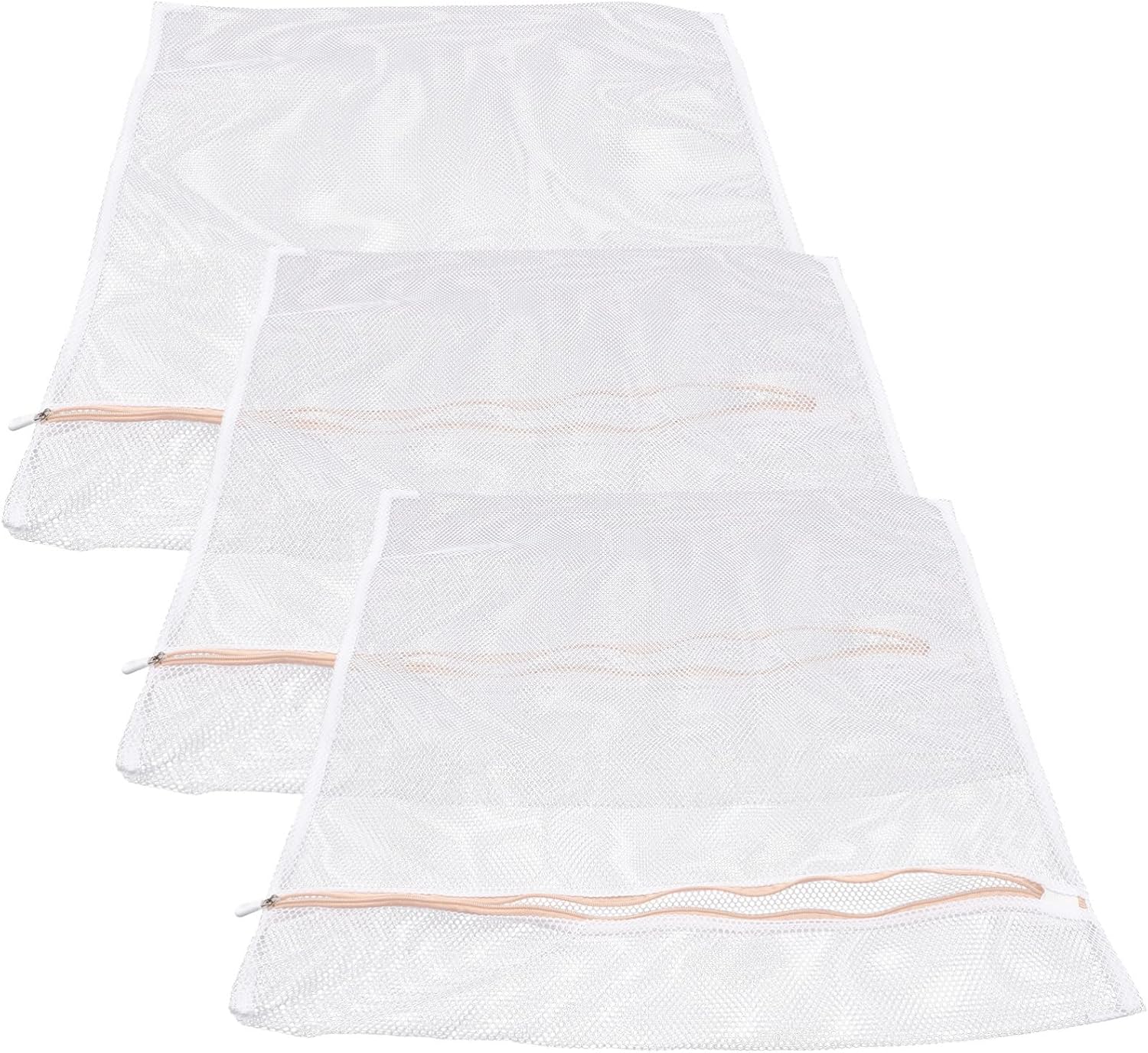 3pcs Nylon Mesh Laundry Wash Bags for Delicates Underwear