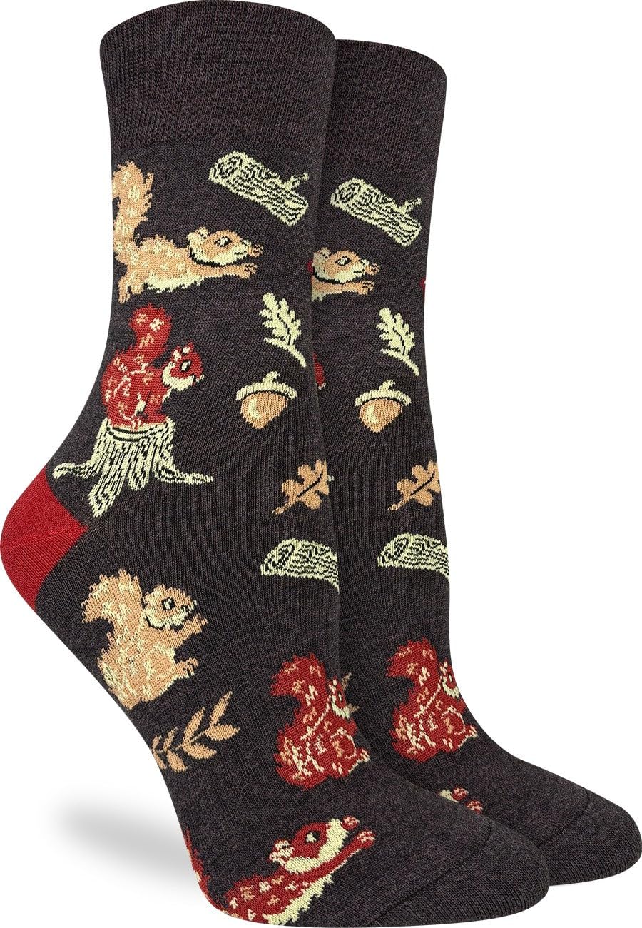 Women's Squirrels Socks, Adult