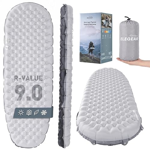 Elegear 4' Thick Sleeping Pad 9 R-Value Insulated