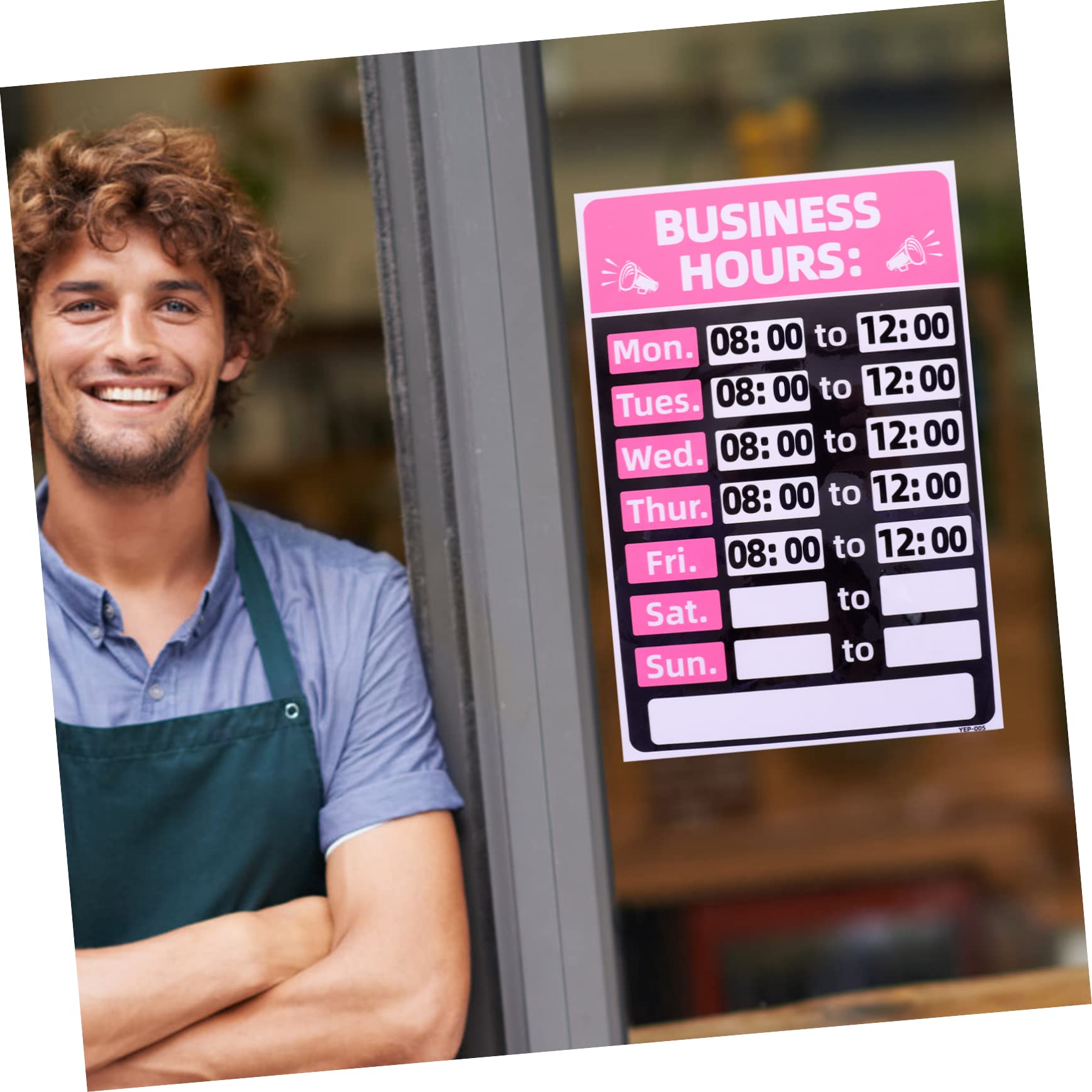SOLUSTRE 10piezas Señal Cerrada De Pvc Para De Negocios Tiendas Restaurantes y Cafés