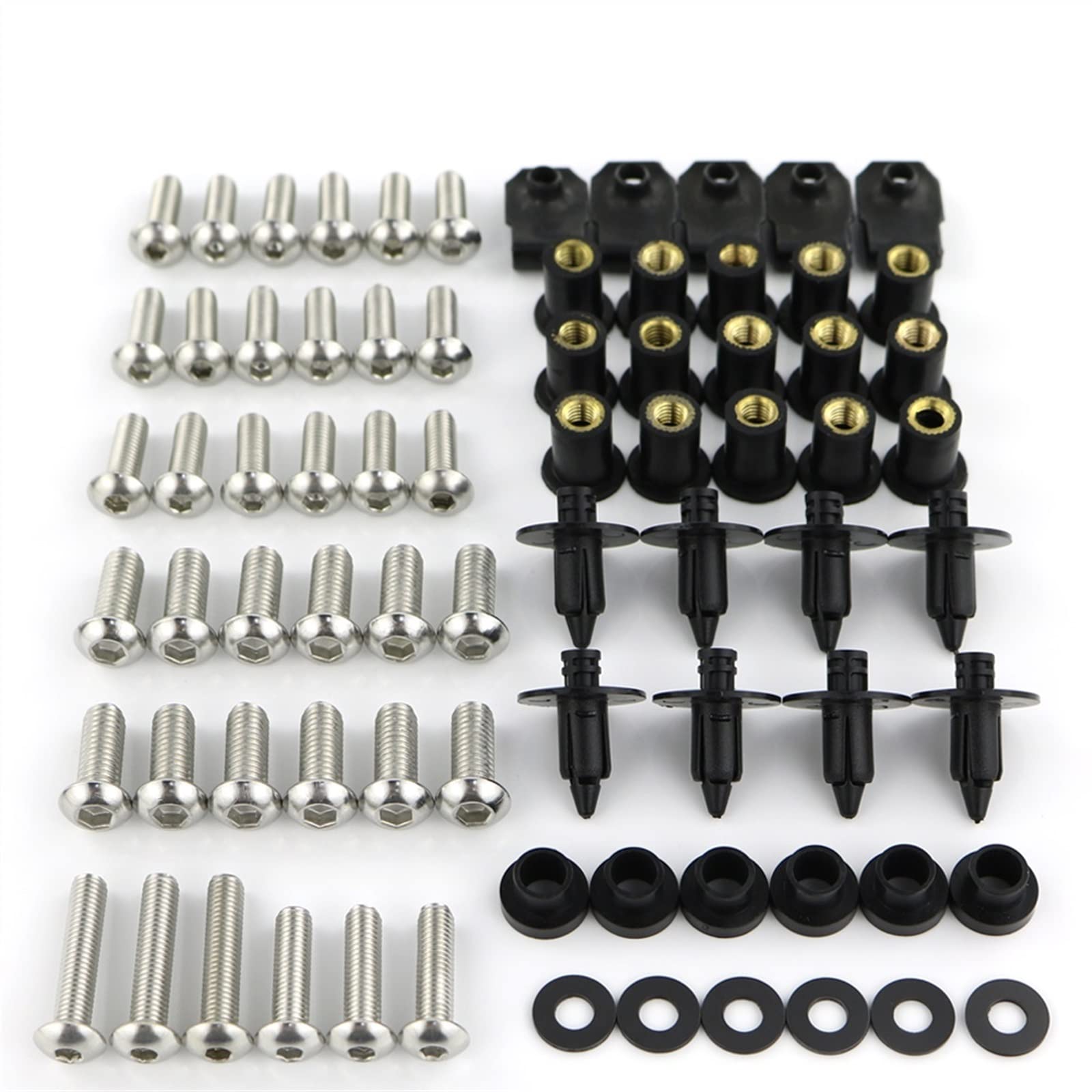 Amazon.com: FIGULI Bodywork Screws for Kawasaki ZX6R ZX-6R 2005