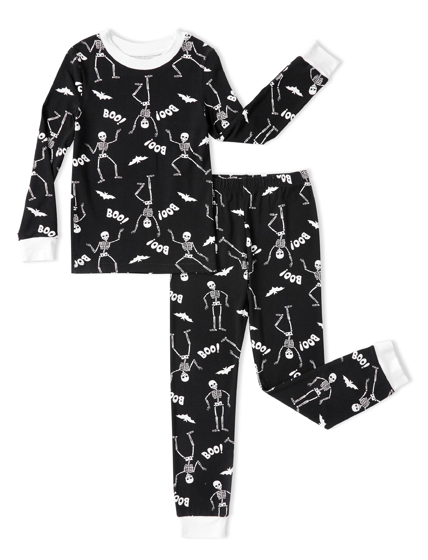 PATPAT Toddler &amp; Kids Pajama Sets with Bamboo Viscose, Snug Fit Pjs for Girls, All-Season Comfort Sleepwear, Ages 2-12 Years