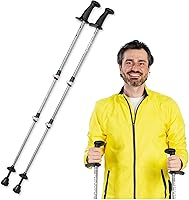 Urban Poling ACTIVATOR 2 Walking Poles with CoreGrip - Adjustable Collapsible for Rehab Recovery Core Strength Travel Users 6FT+