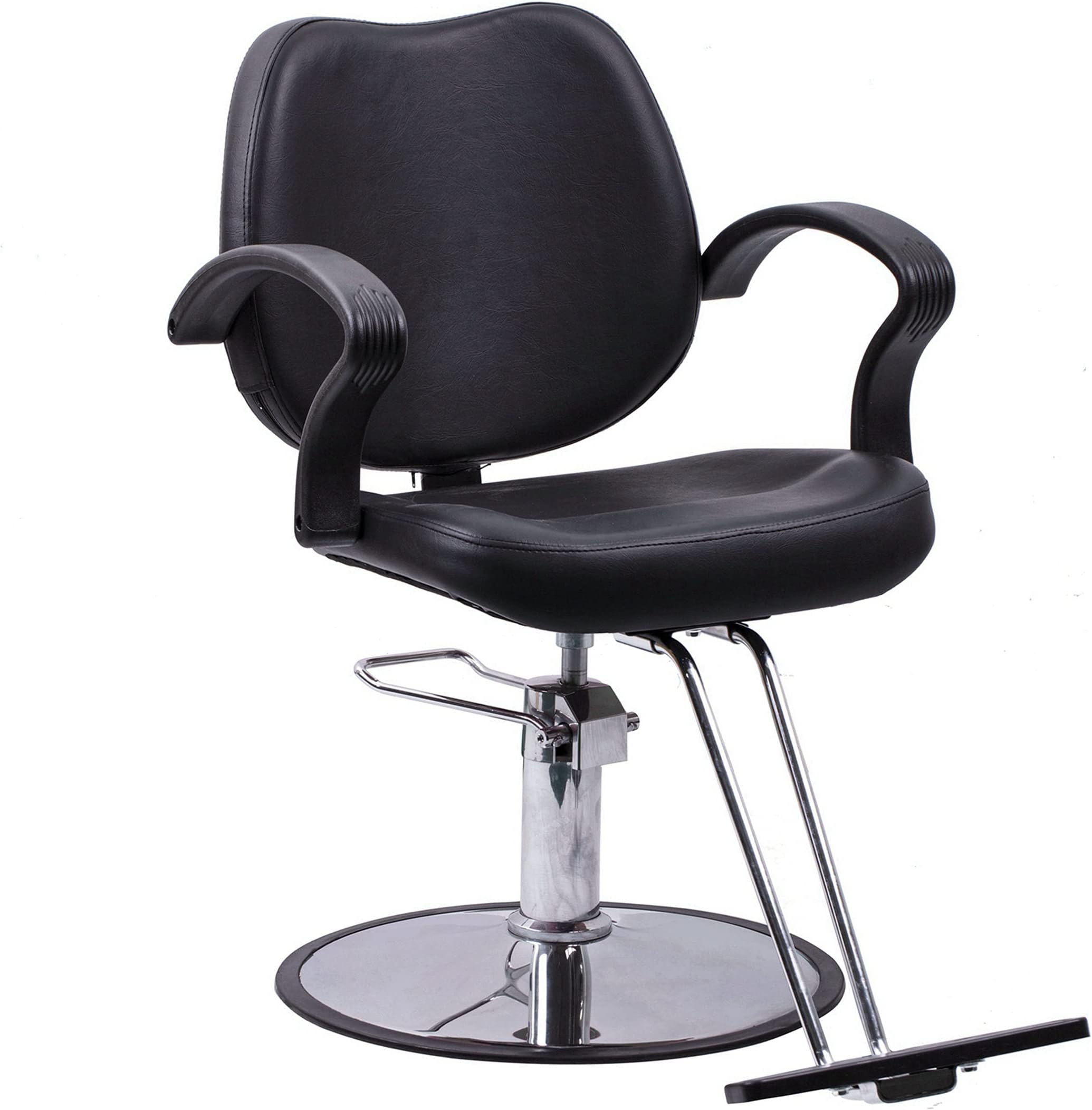 Black Hydraulic Barber Styling Hairdresser Chair Hair Beauty Salon Equipment