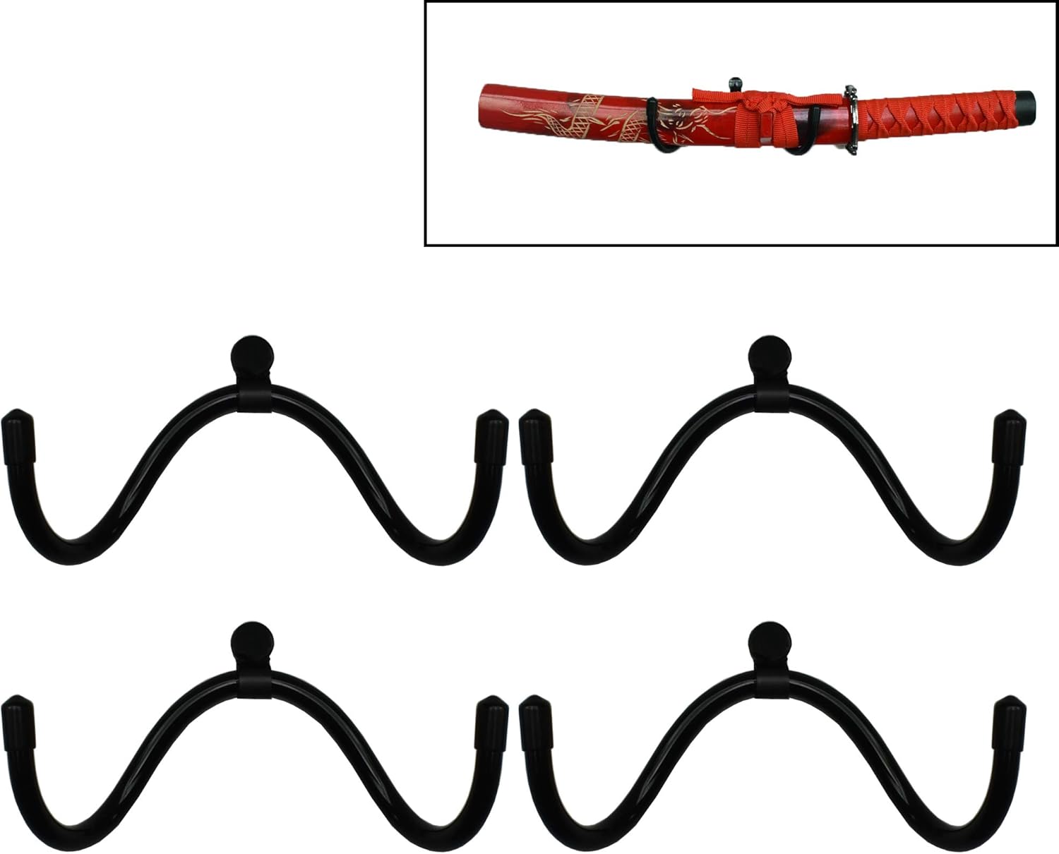 YYST MINI Sword Display Rack Sword Wall Mount Sword Wall