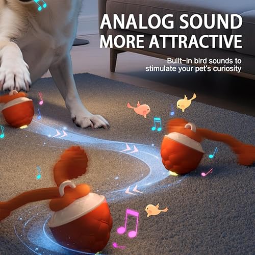 Miniatura 3 de Power Tail 2.0 Juguete para perro (gato), juguetes interactivos para perros (gatos) con movimiento activado, juguete chirriante, bola de salto Azul