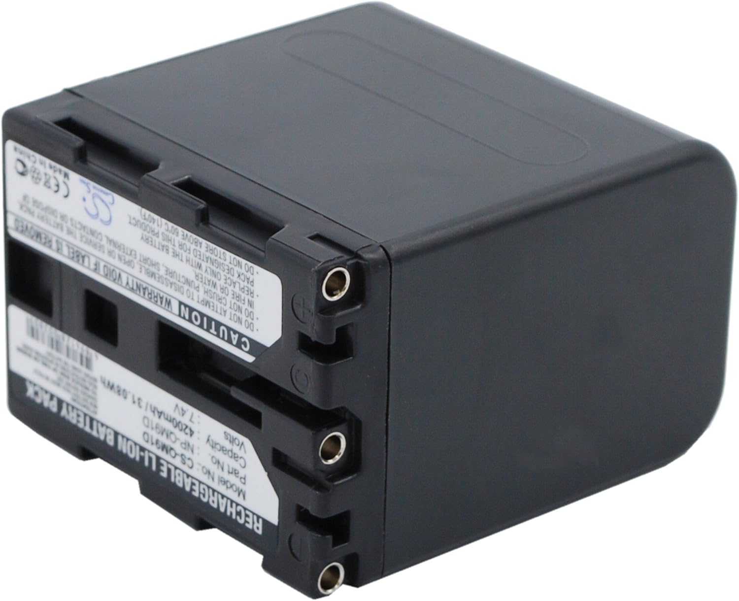 CS CF Replacement Battery for CCD-TRV108, CCD-TRV108E, CCD-TRV116, CCD-TRV118, CCD-TRV126, CCD-TRV128, CCD-TRV138, CCD-TRV208, CCD-TRV208E, CCD-TRV218, CCD-TRV218E, (Underwater Video Li(4200mAh)