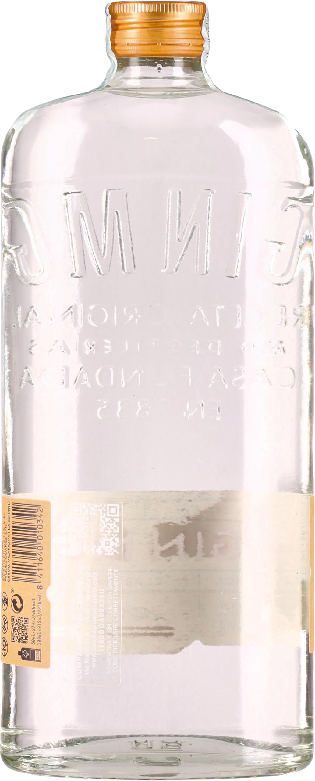GIN MG - Ginebra, London Dry Gin , 40% Volumen de Alcohol, 70 cl