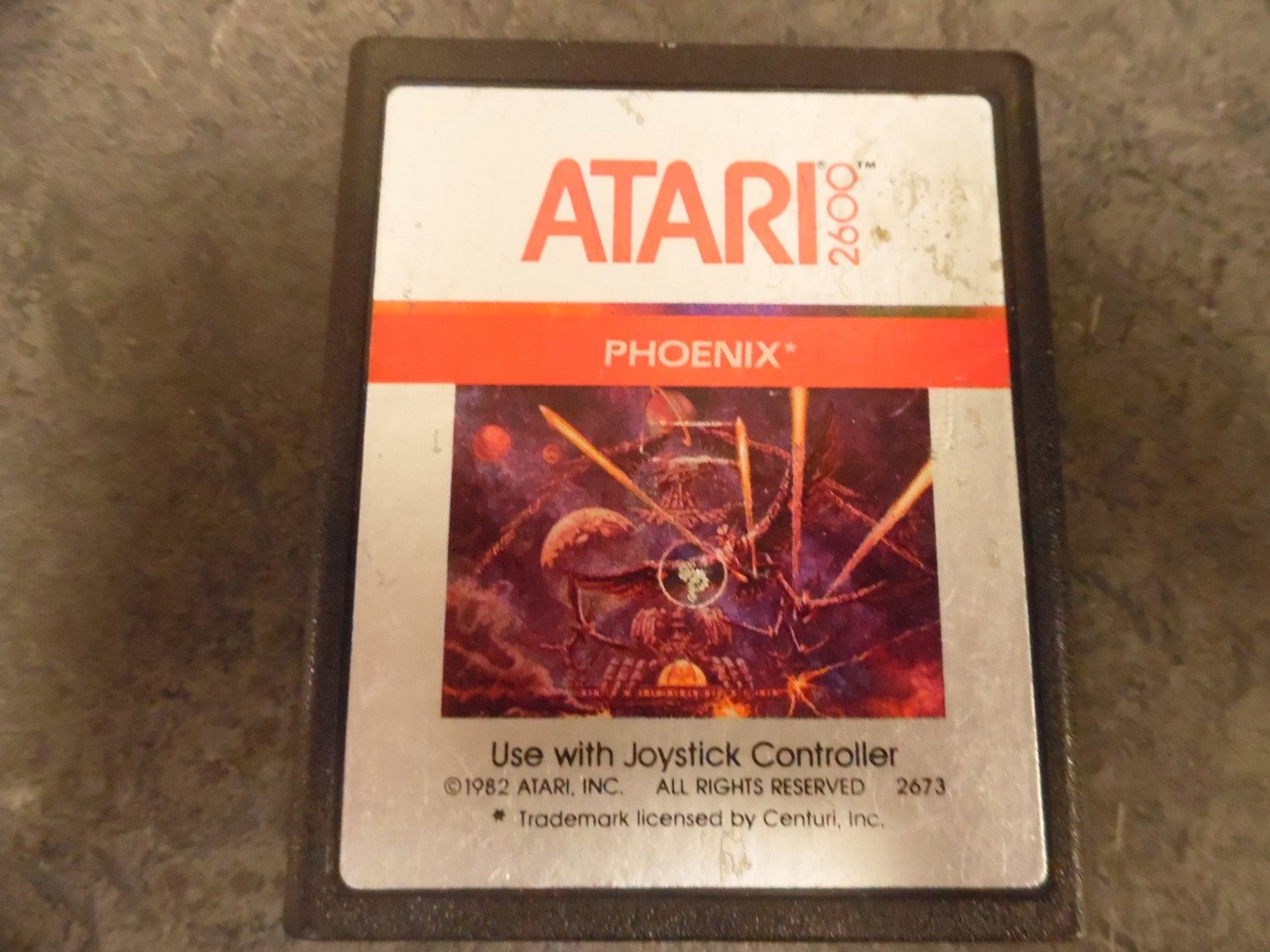 Jeu Phoenix Pour Atari 2600 - Version PAL Loose (sans Boîte) - État Très Bon