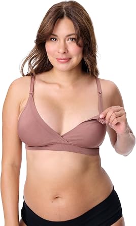 Motherhood Maternity Womens Seamless Wrap Triangle Nursing Bra