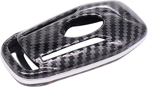 Miniatura 4 de NewYall Funda para llavero remoto inteligente de fibra de carbono con llavero