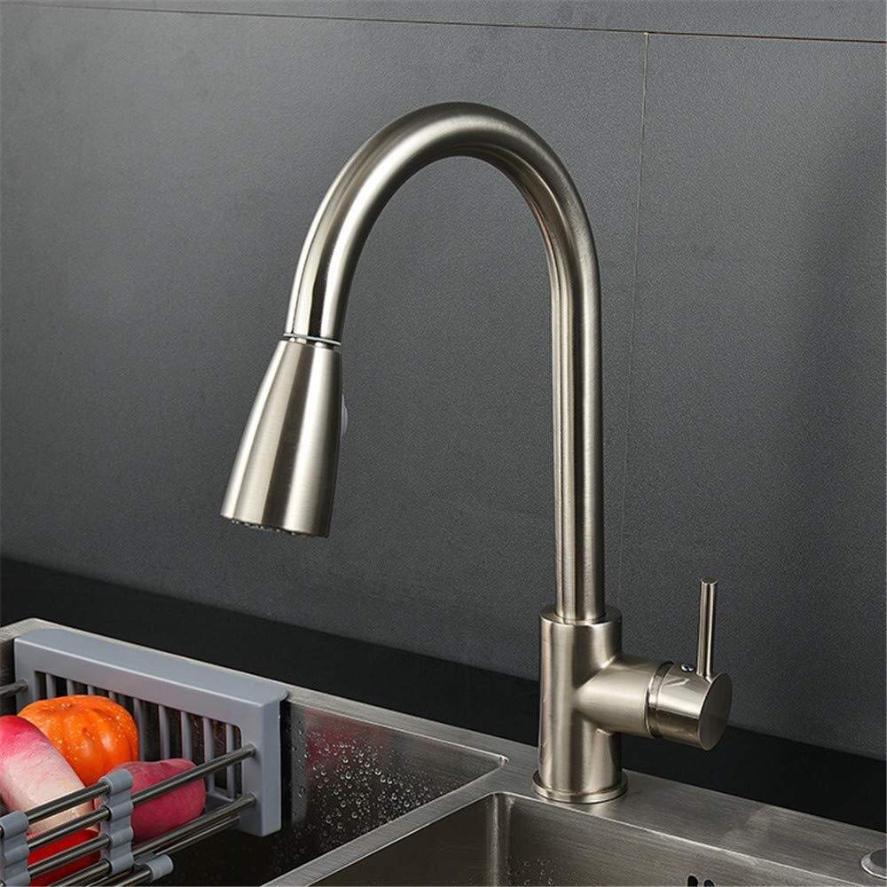 Kit de garniture de robinet de salle de bain mitigeur eau froide chaude cuisine inox