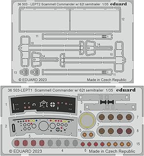 Eduard Sprue Brothers 1:35 PE - Scammel Commander with 62t Semi Trailer Detail Set (HBS kit), EDU36503