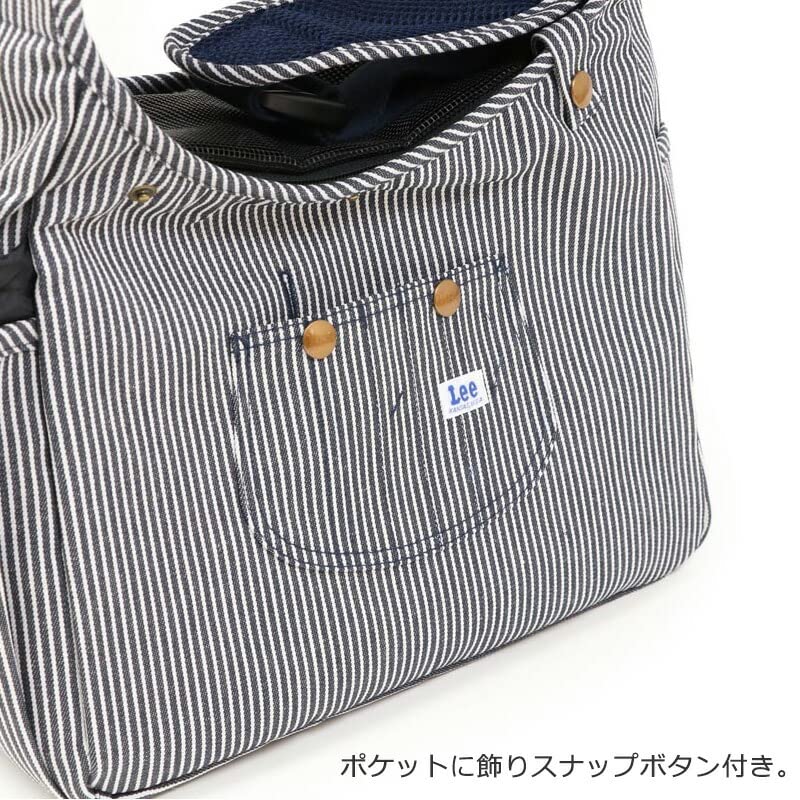 Lee ヒッコリー スリング ホワイト M 小型犬 約4～8kg (ᵔᴥᵔ)