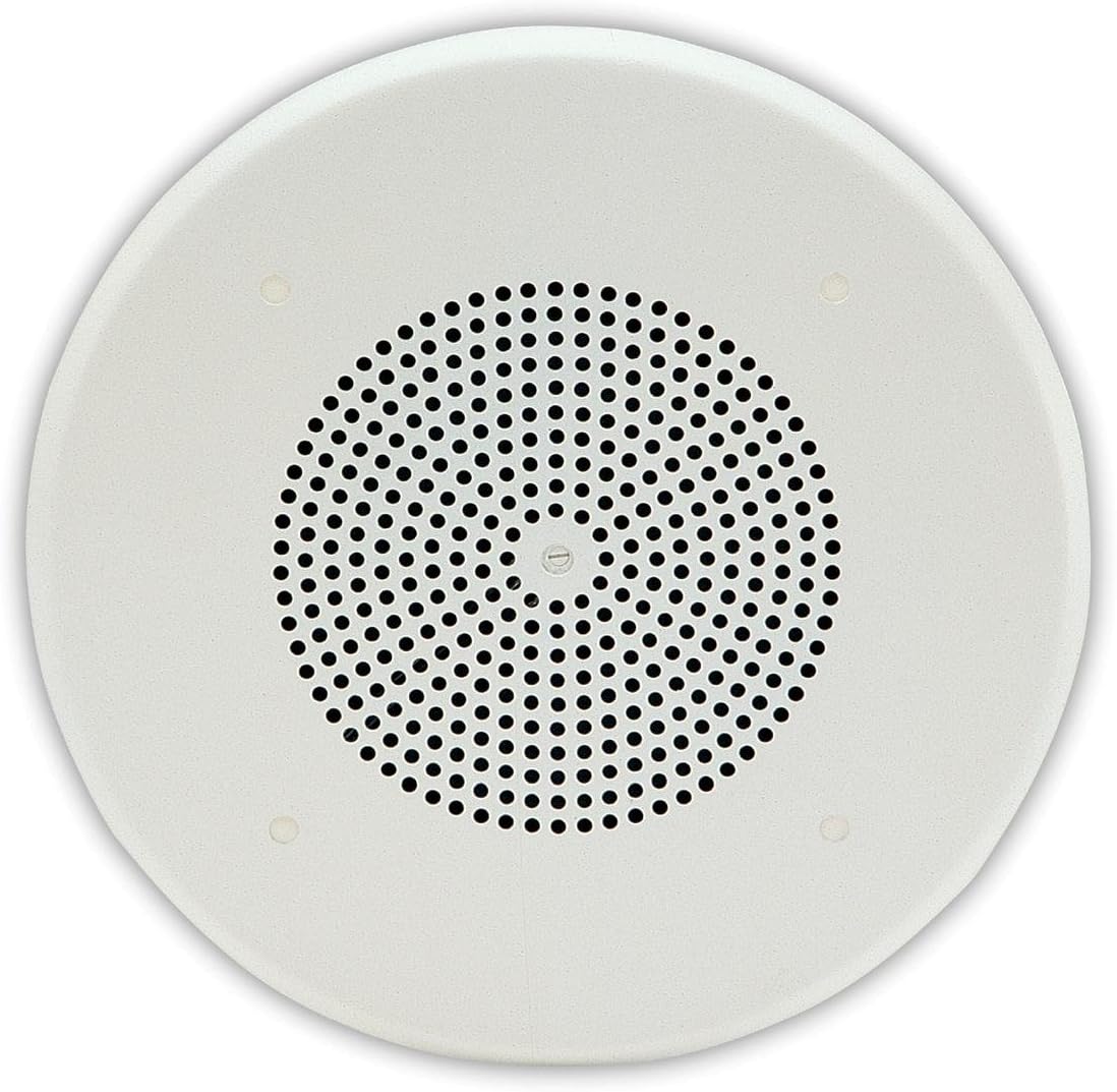 VALCOM VC-V-1020C 1Watt 1Way 8" Ceiling Speaker White Box