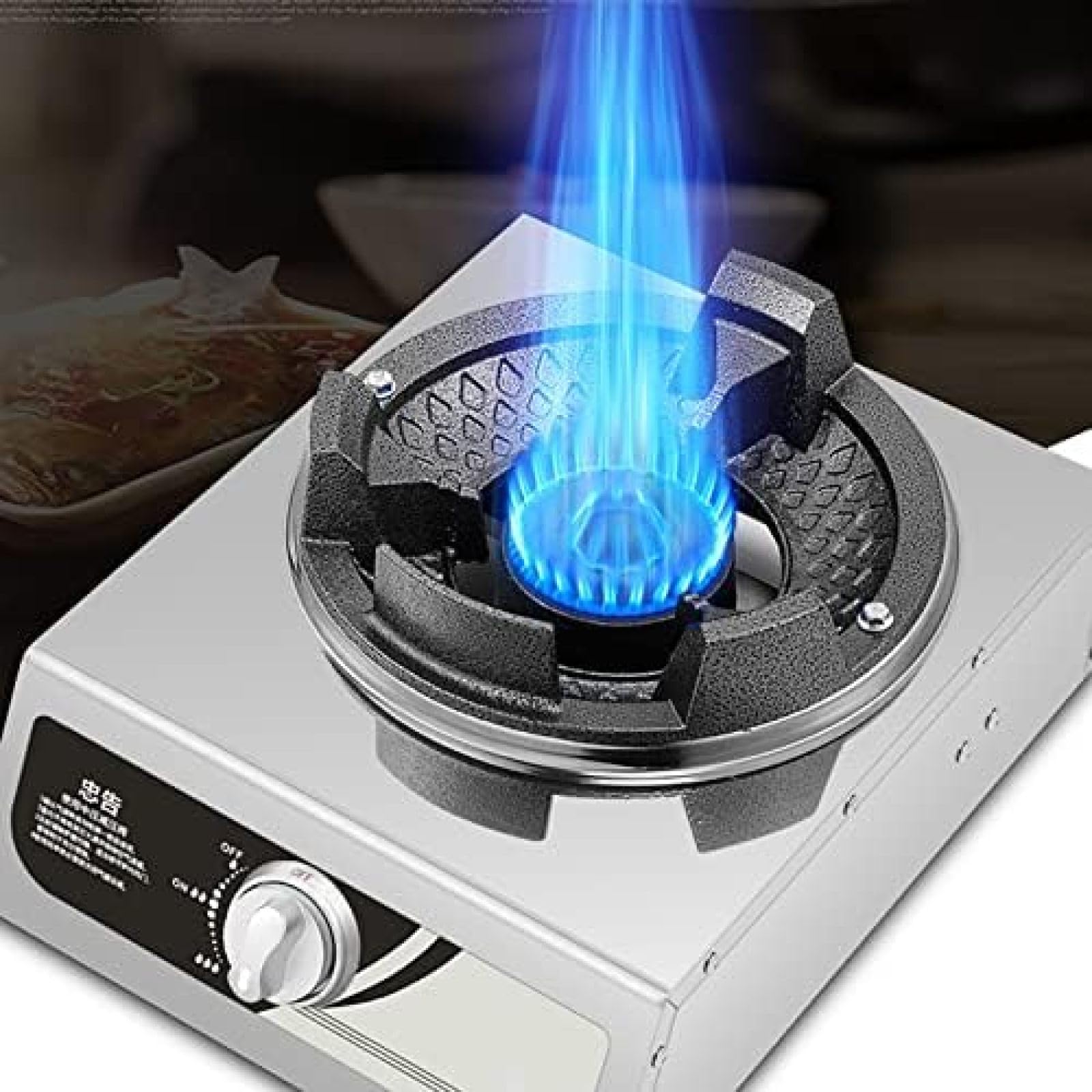 Gasherd kommerzieller Hochdruck-Feuerofen – 40 kW Edelstahl-LPG-Kit – Energieklasse A+