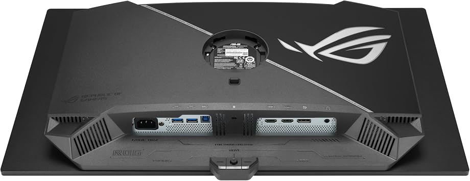 ASUS ROG Strix OLED XG27UQDMS Gaming Monitor (27 Inch, 26.5 Visible) 4K 3840x2160 QD Panel, 240Hz, 0.03ms GTG, G-SYNC Compatible, Custom Heatsink, Neo Proximity Sensor, 99% DCI-P3
