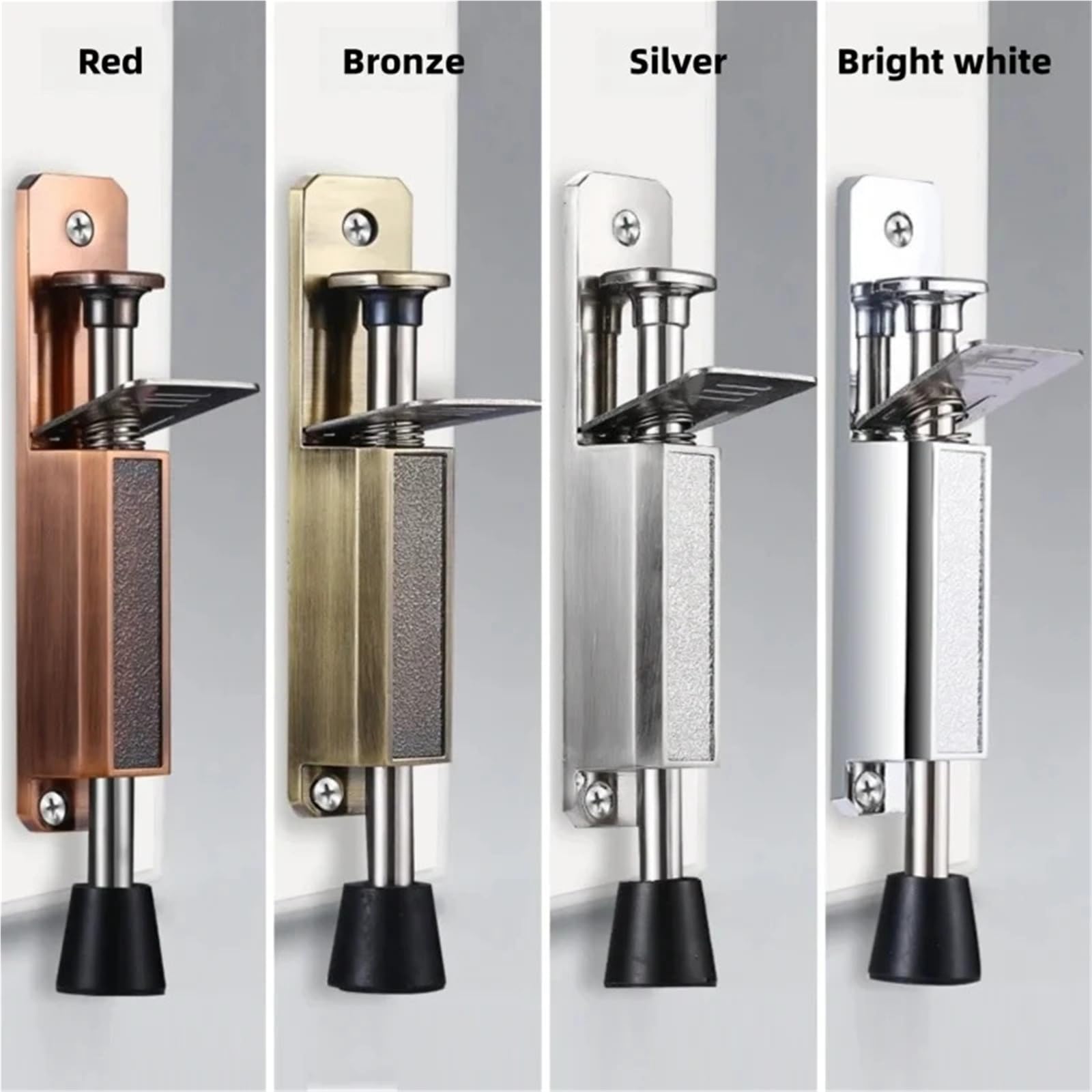 Topes Para Puertas Suelo Tope de puerta metal telescópico Kickdown