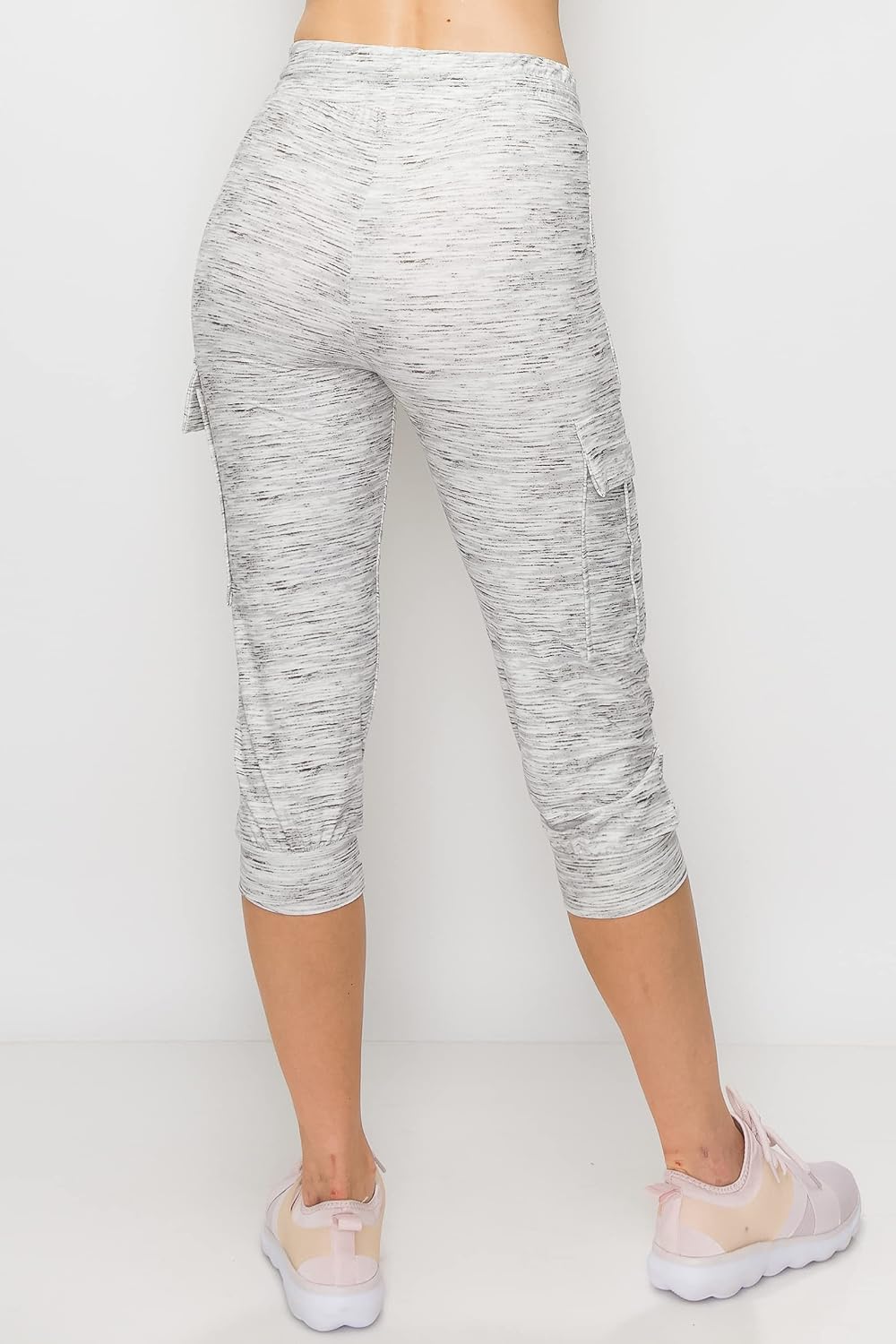 ALWAYS Capri Cargo Jogger Pants for Women - Super Soft Casual Drawstrings Track Cuff Bottoms