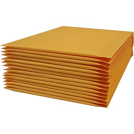 250#00 KRAFT BUBBLE MAILERS PADDED ENVELOPES #00