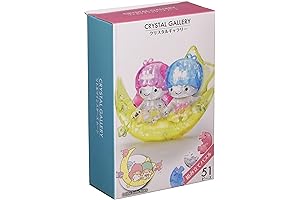 Hanayama 51 Pieces Crystal Gallery Sanrio Little Twin Stars Moon 3D Puzzle