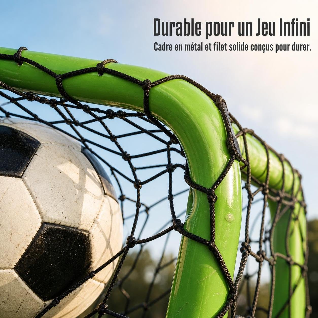 Porta da Calcio Pieghevole Portatile, Ideale per Interni ed Esterni, per casa