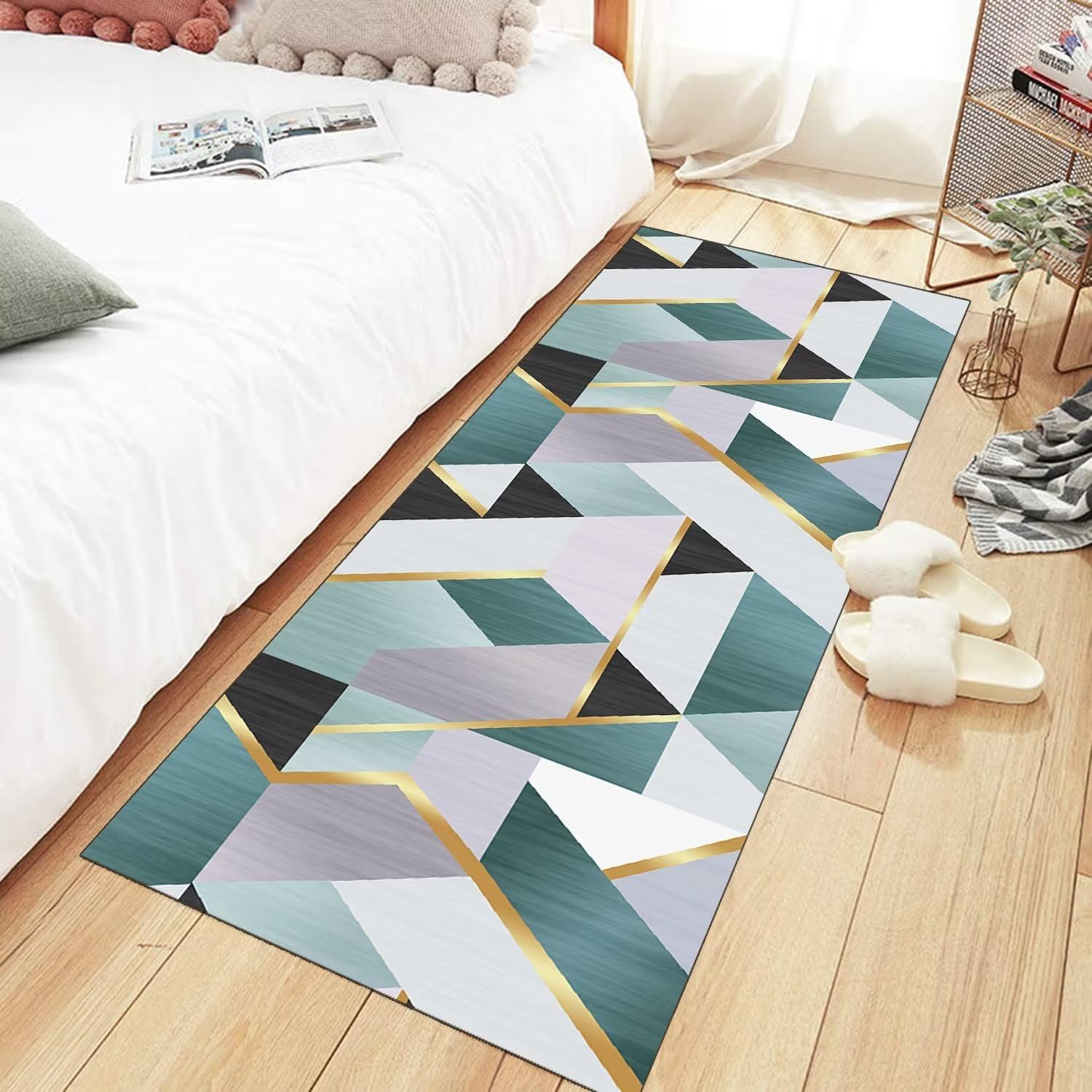 Tappeto Runner 80x300 Cm Grigio – Morbido, Antiscivolo E Lavabile In Lavatrice!