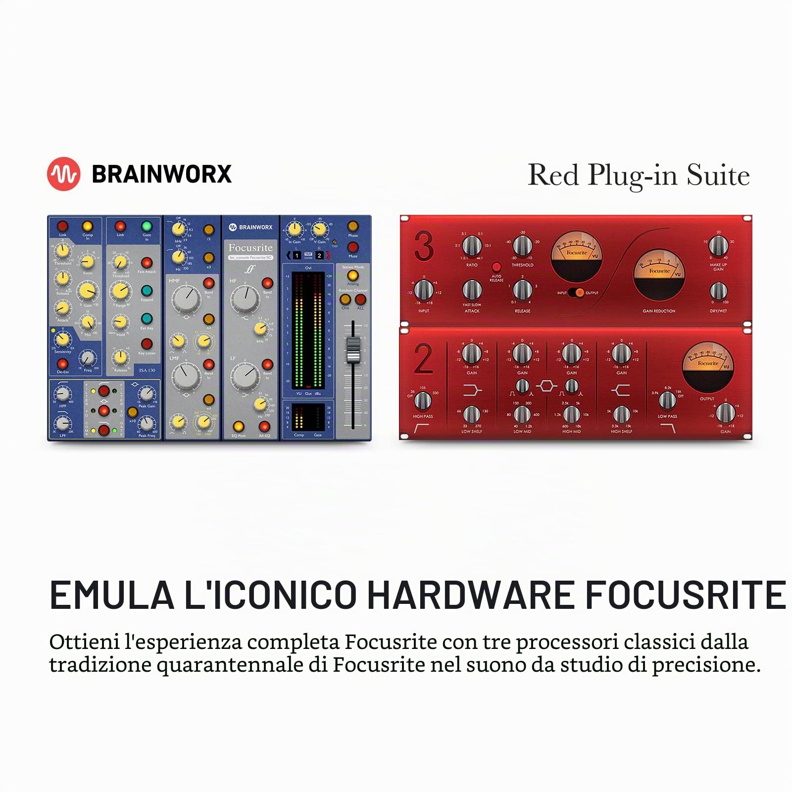 Scarlett OctoPre Dynamic di Focusrite, per registrare, produrre e suonare musica dal vivo — Preamplificatore microfonico a otto canali con conversione A-D/D-A e compressione analogica