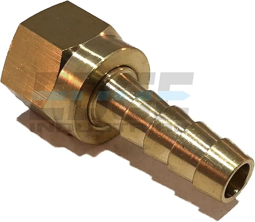 516" ID de manguera a 38" 37 JIC hembra Flare latón conector giratorio combustibleaireaguaaceitegasWOG (cantidad 01)