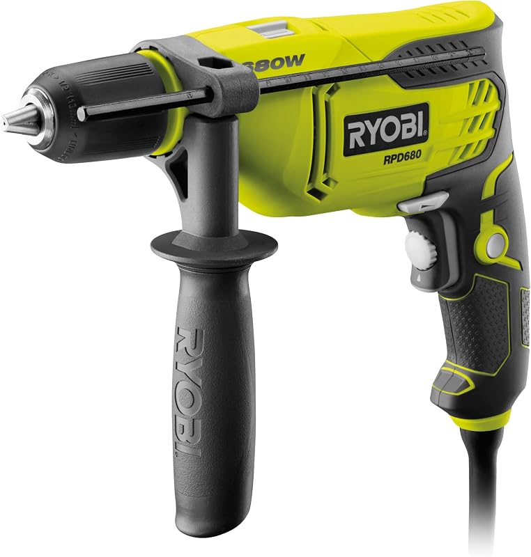 Taladro percutor Ryobi de 1 engranaje tipo RPD680, 5133002016
