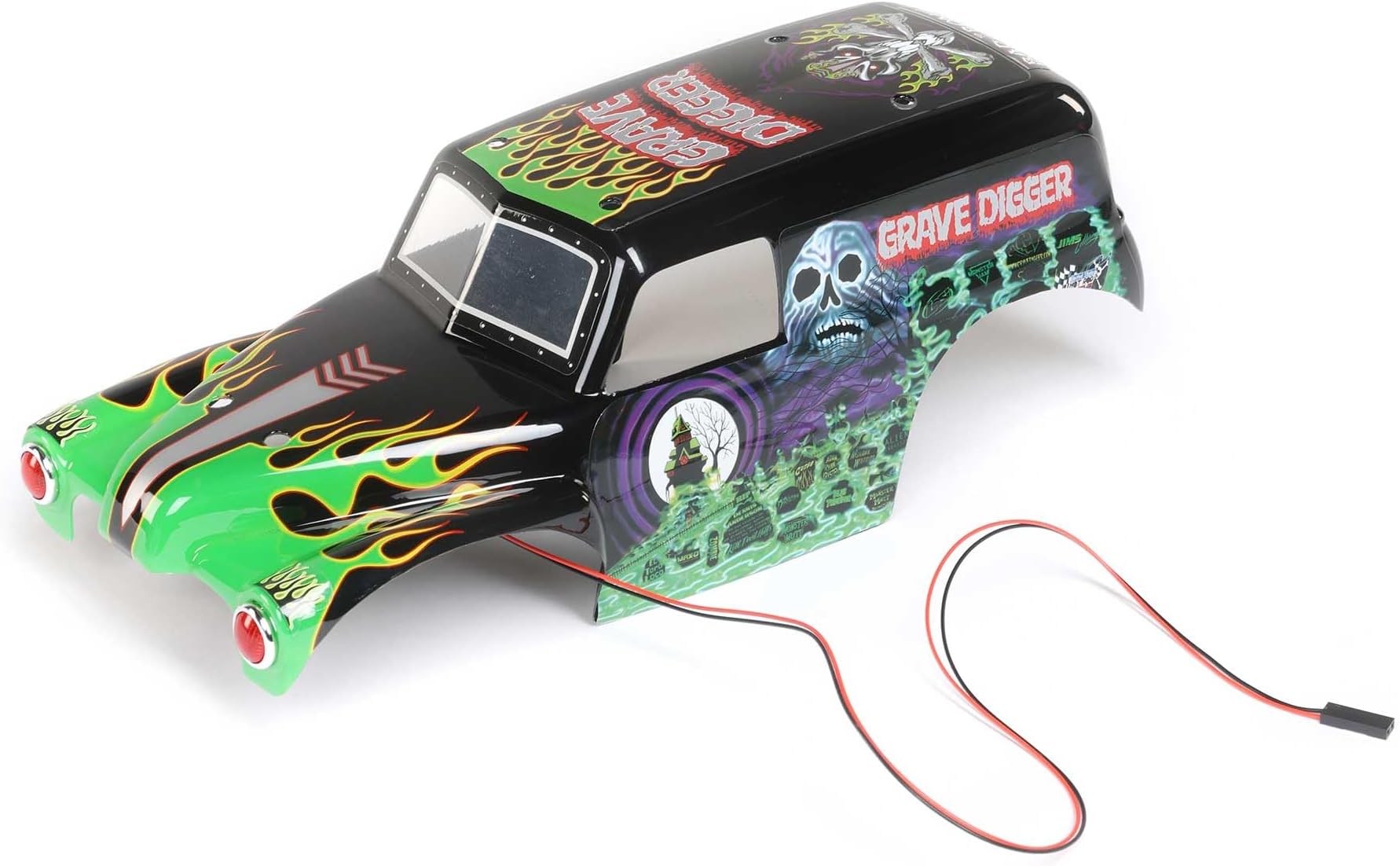 Losi Body Set Grave Digger Painted Mini LMT LOS210044