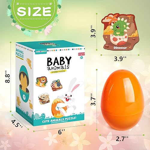 Miniatura 3 de SpringFlower Rompecabezas para niños de 1 a 2 3 años, juguetes de aprendizaje preescolar, regalo educativo para niños y niñas, 24 rompecabezas con