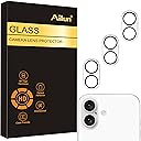 Ailun 3 Pack Camera Lens Protector for iPhone 16 & iPhone 16 Plus,Tempered Glass,9H Hardness,Anti-Scratch,Case Friendly[Does not Affect Night Shots][Not for iPhone 16 Pro/16 Pro Max]