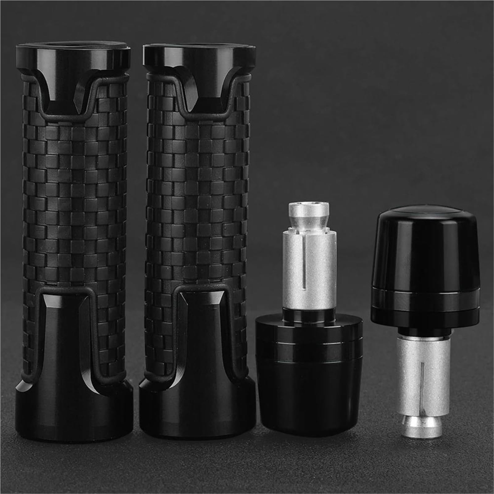 Accessori per moto Manopole Per Manubrio In Alluminio CNC Con Impugnatura In Gomma Per HONDA CBR1100XX Per BLACKBIRD CBR 1100 XX 1997-2000 2001 2002 2003 2004 2005 2006 2007