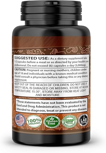 Miniatura 2 de Cordyceps - Pastillas de hongos, extracto de suplemento dietético con 30% de polisacáridos para energía y apoyo inmunológico, suplemento vegano, sin