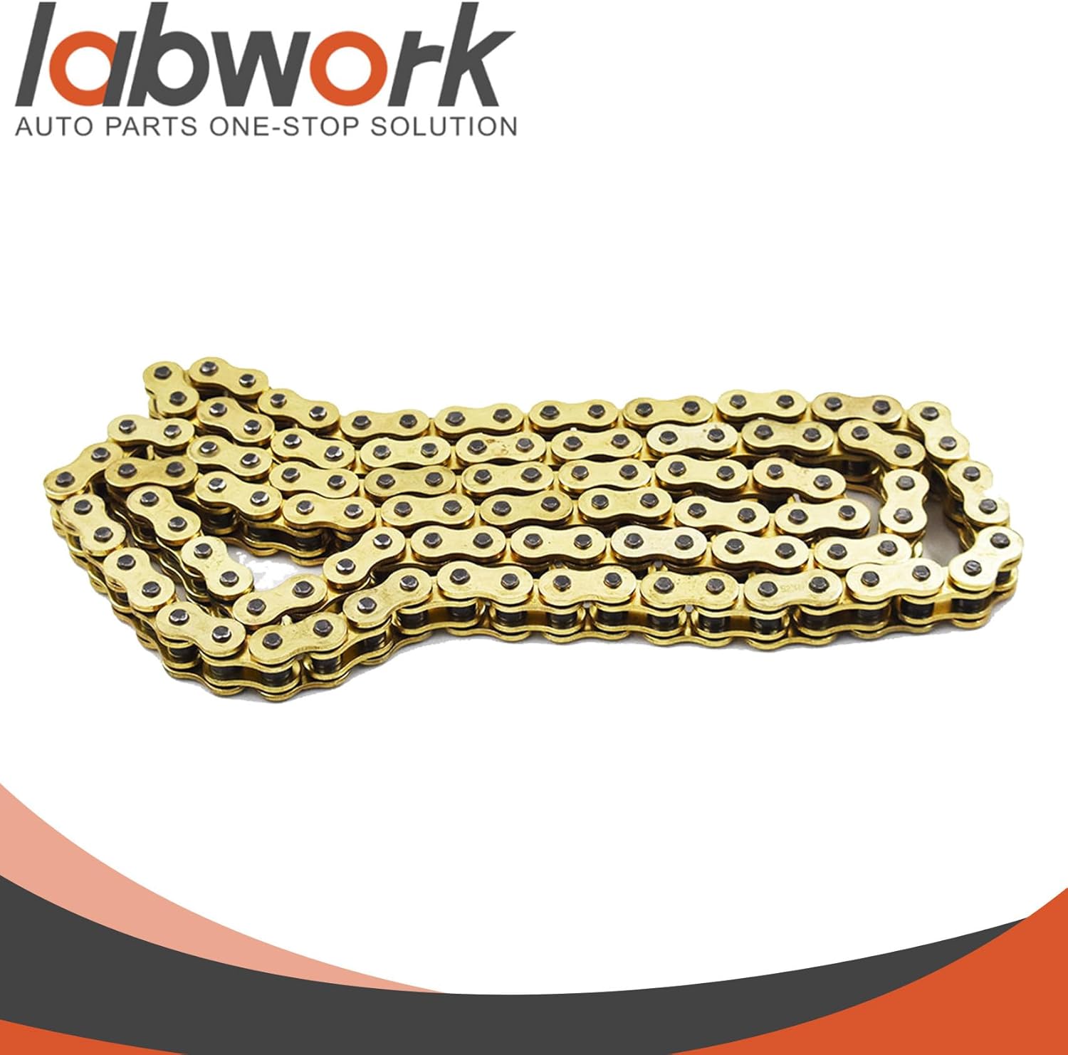 labwork Drive Chain with O-Ring Gold Color 520 Pitch 114 Links Replacement for Hundreds of Motorcyles & ATV