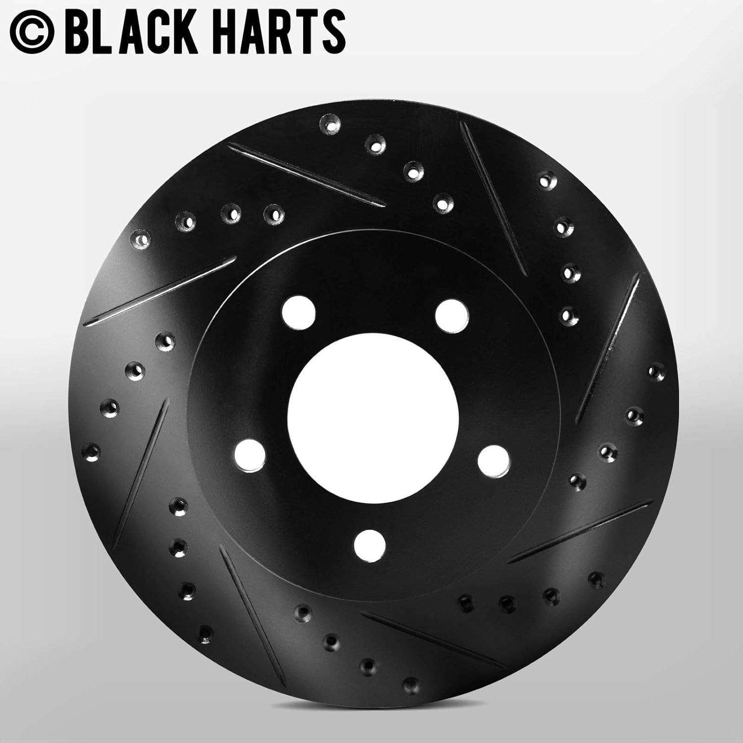 Hart Brakes Front Brakes and Rotors Kit |Front Brake Pads| Brake Rotors and Pads| Heavy Duty Brake Pads and Rotors |fits 2000-2006 Toyota Tundra, 2001-2007 Toyota Sequoia