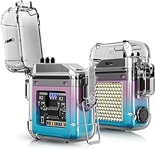 Crasts Electric Double Arc Lighter - IP56 Waterproof, Type-C Rechargeable, Transparent Body With COB Portable Light and Back Lanyard for Outdoor, Candle, Camping (Sky Blue With Pink)