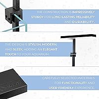 Vista 3 de Orion Nano LED - Luz de acuario delgada y ajustable para tanque de peces con atenuación de 4 etapas, luz de acuario para plantas y peces