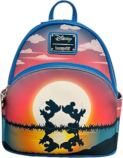 Exclusive Mickey and Minnie Forever Glow in the Dark Double Strap Shoulder Bag