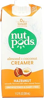 nutpods® Unsweetened Hazelnut Coffee Creamer, dairy-free, 11.2oz