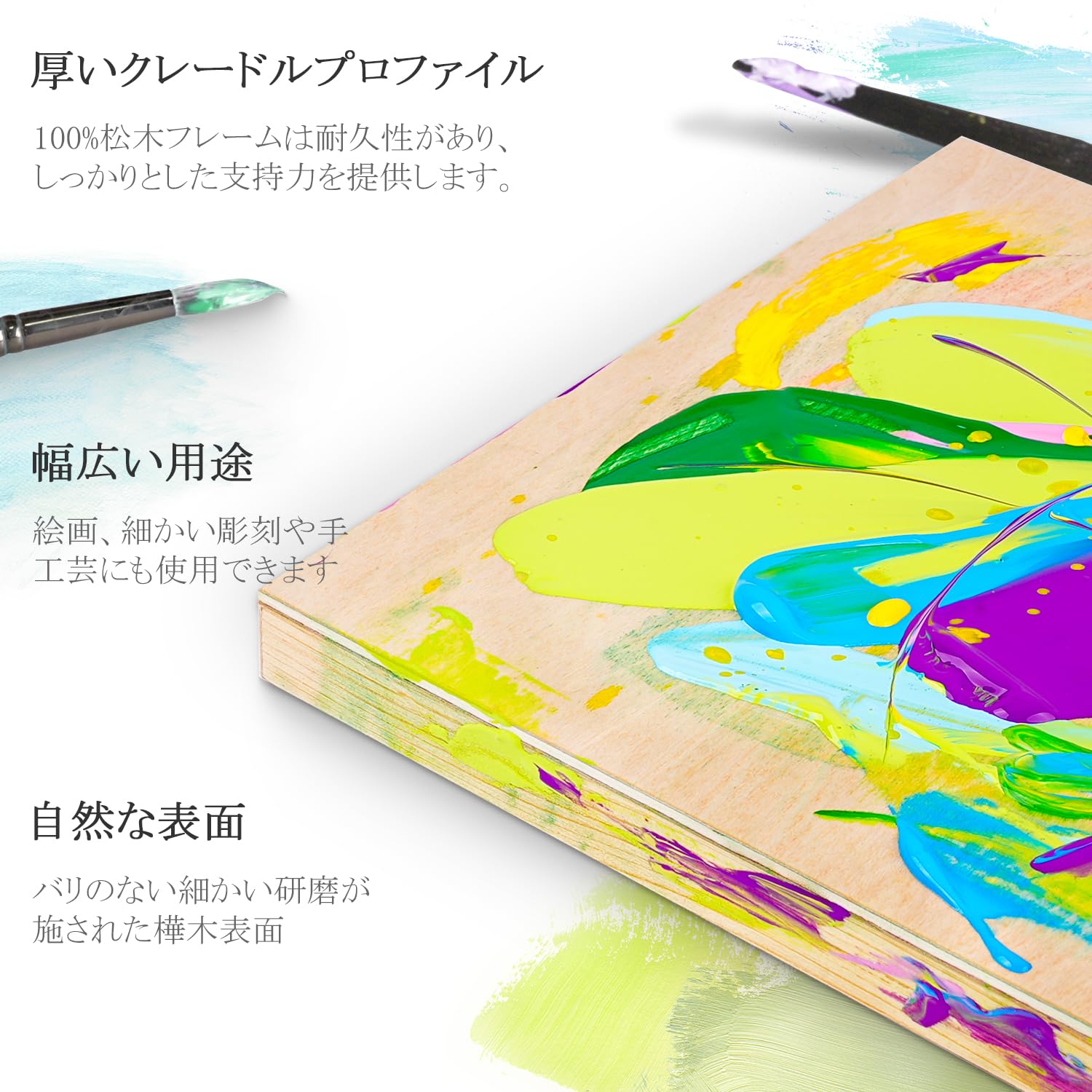 Amazon.co.jp: AUREUO シナベニヤパネル - A3（42*29.7CM） / 2枚