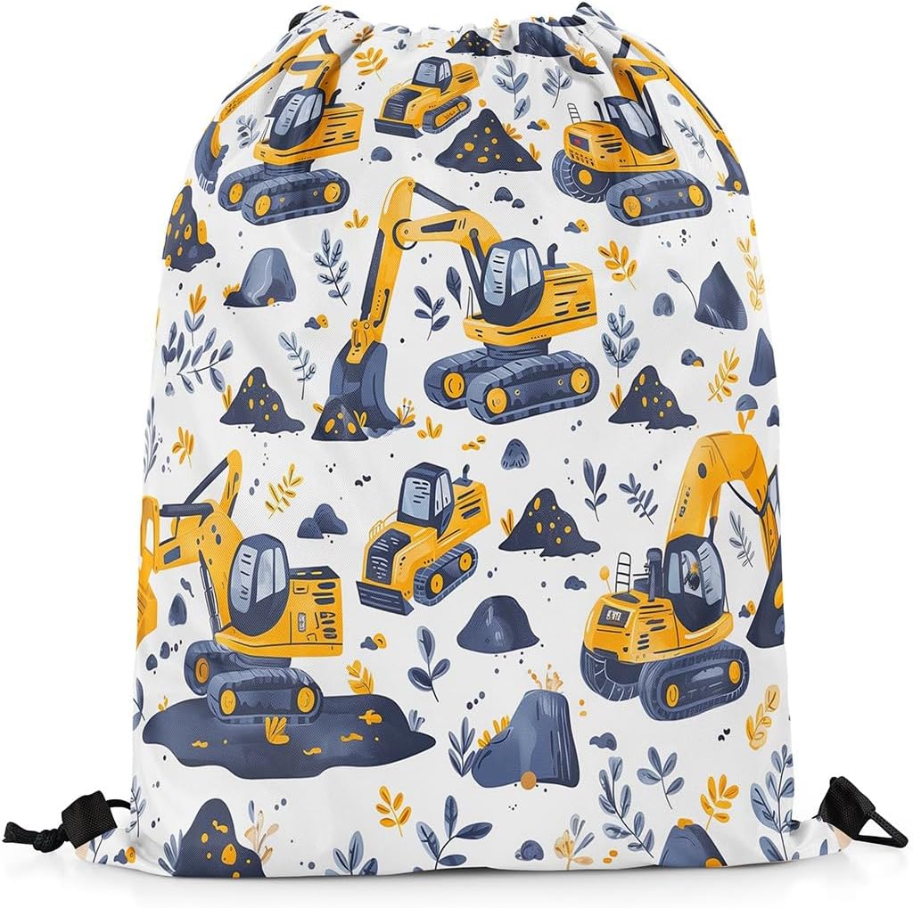 Feelyou Construction Drawstring Backpack
