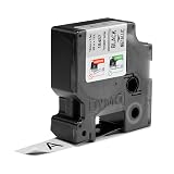 DYMO Rhino Industrial Permanent Polyester Labels, 3/4", Black Print on Metallic Tape – view 4