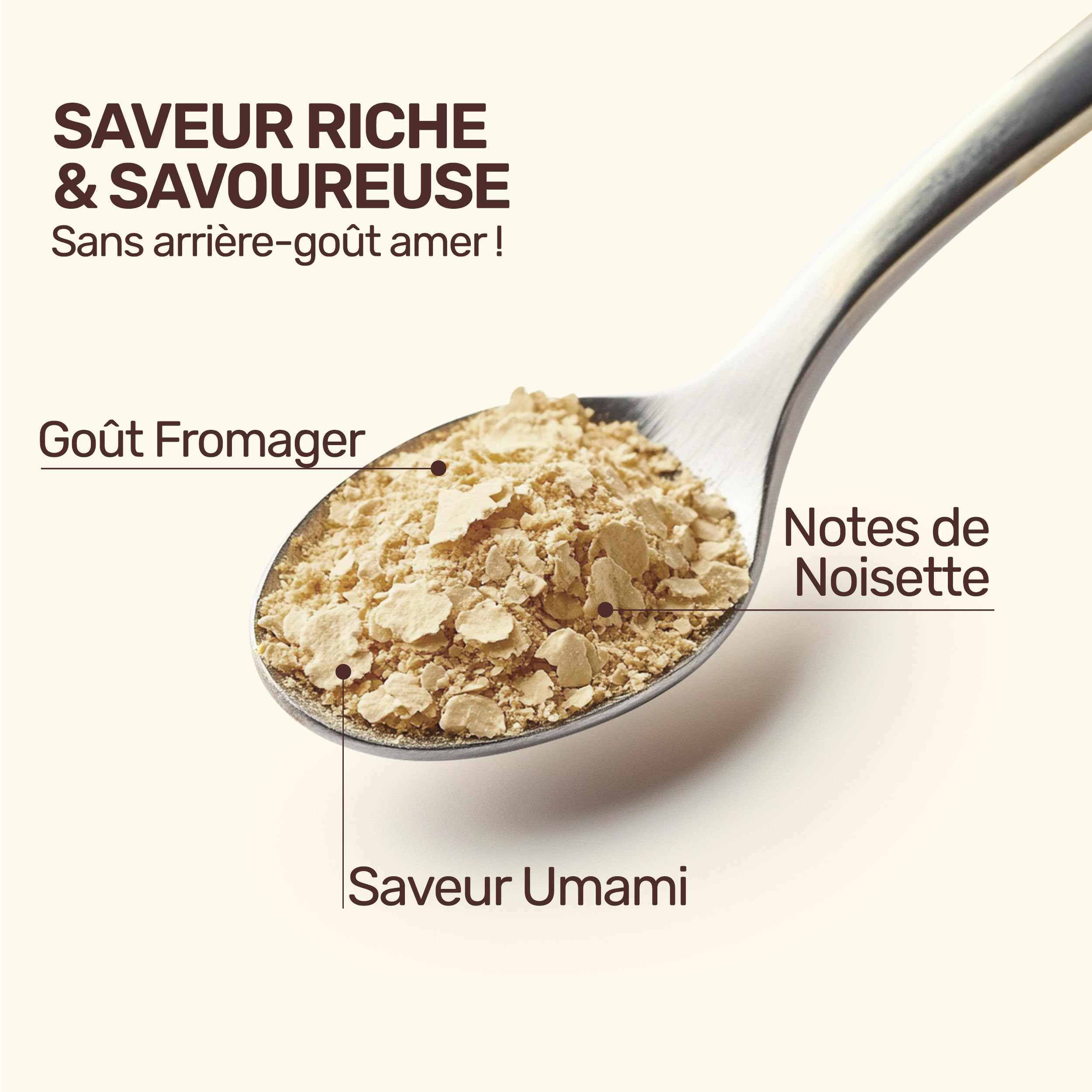 EASY YUMMY – Flocons Nooch (300 g), levure nutritionnelle non enrichie 100% végétalienne, sans additifs