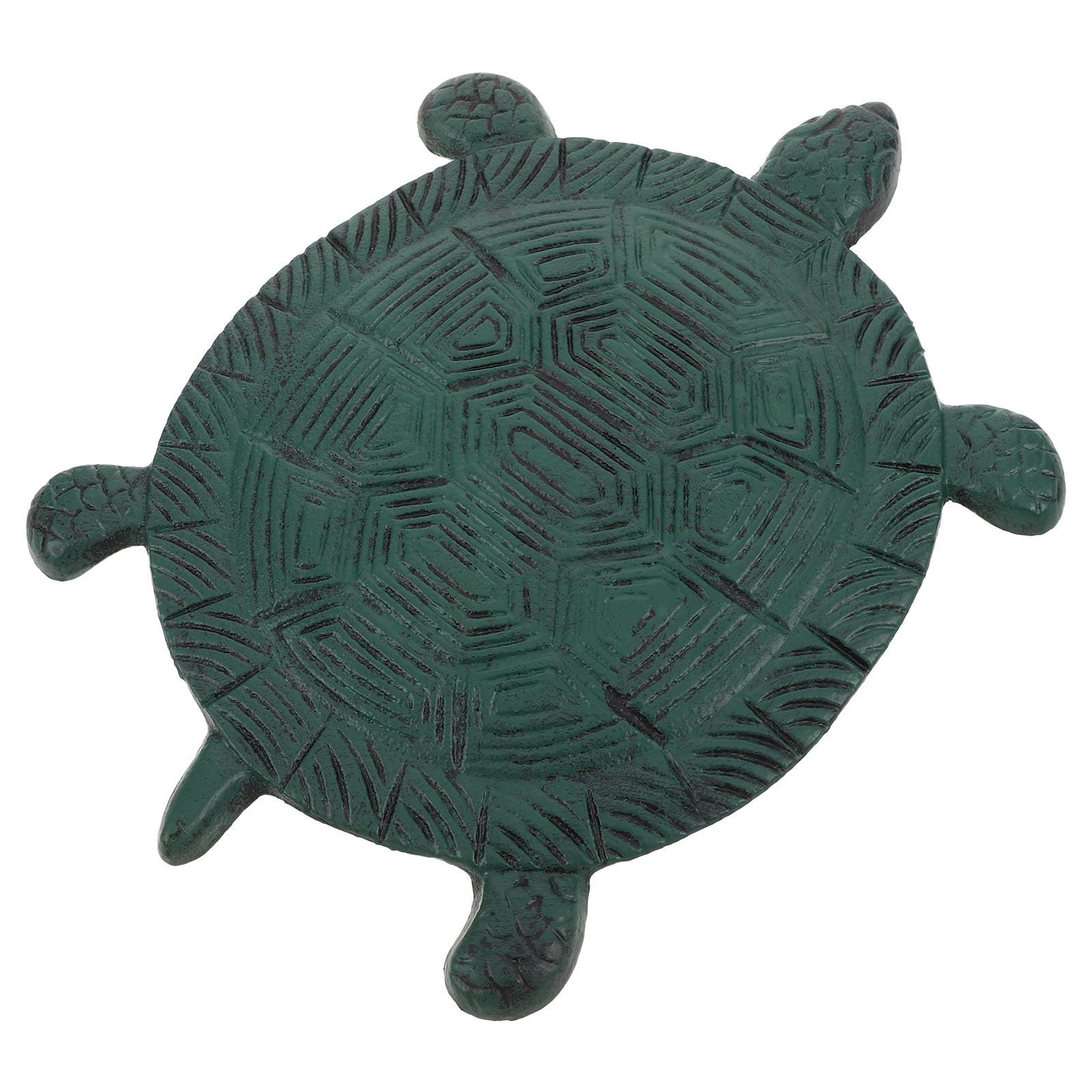 TOYANDONA Schildkrötenfigur Gartensteine Deko aus Eisen, Rutschfest,