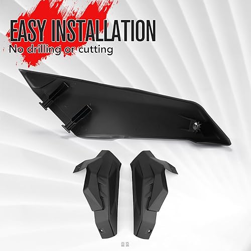 Miniatura 8 de A & UTV PRO Juego de 3 cubiertas laterales de tapa de gas X3 y fundas de jaula trasera para Can Am Maverick X3  X3 Max 2017-2024 2025, accesorios de